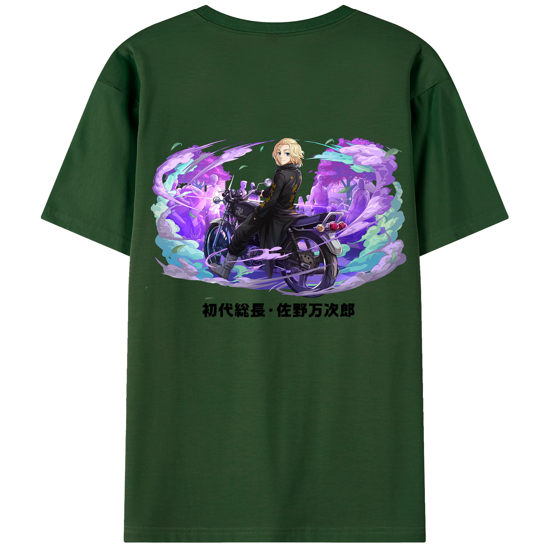 （画像用） 東京リベンジャーズ Tokyo Revengers 綿100％半袖Tシャツ（背面プリント）